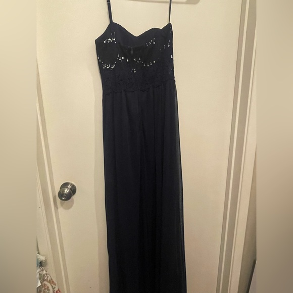 Stunning Navy Sequin Semi Formal or Bridesmaid's Dress 🥂 - Picture 8 of 10